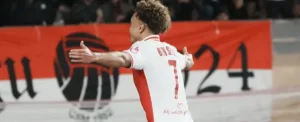 بنصغير يسجل لموناكو أمام بنفيكا في دوري أبطال أوروبا