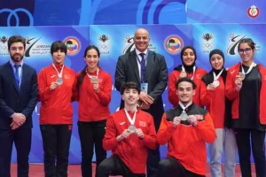 وعادت الميداليتان الذهبيتان لسعيد أوبايا في مسابقة التباري (كوميتي) لوزن أقل من 67 كلغ وآدم رشوق في المسابقة التقنية (كاطا).