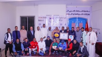 حفل ومقابلة إستعراضية بورزازات تكريماً لرئيس العصبة الجهوية درعة تافيلالت لكرة القدم