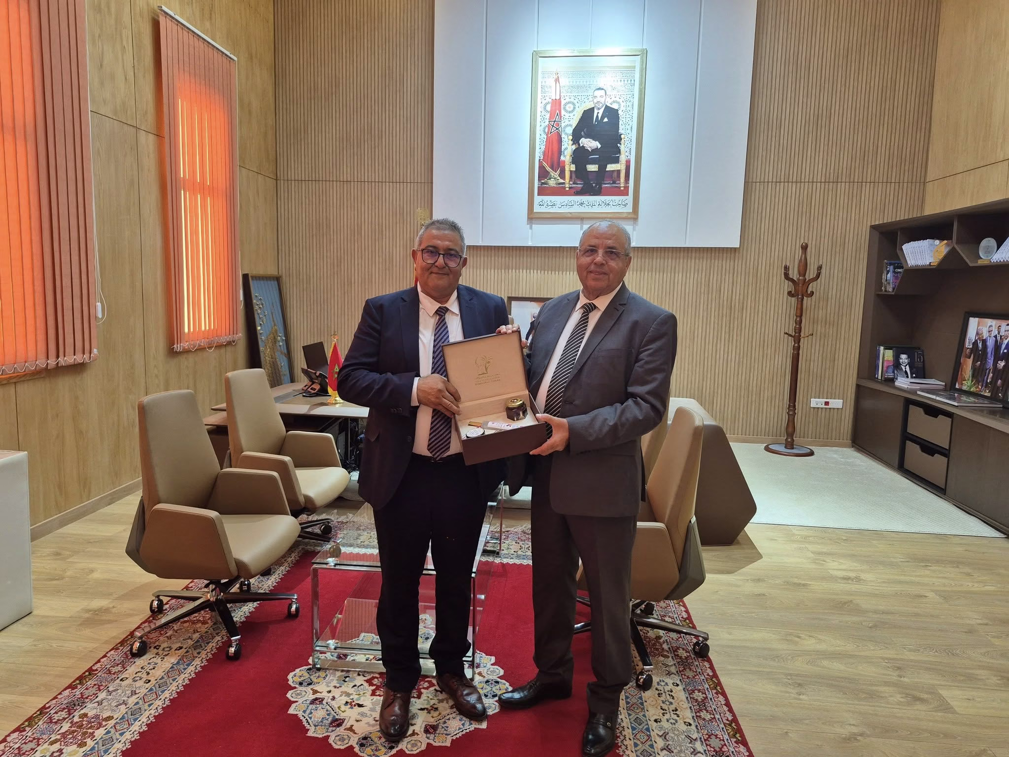 رئيس مجلس جهة درعة تافيلالت يستقبل الكاتب العام لوزارة التعليم العالي والبحث العلمي والابتكار