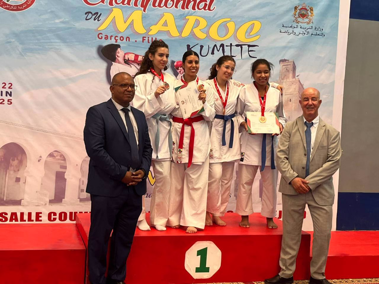 جمعية الواحة للكراطي بورزازات تتألق في البطولة الوطنية  – شطر الجنوب