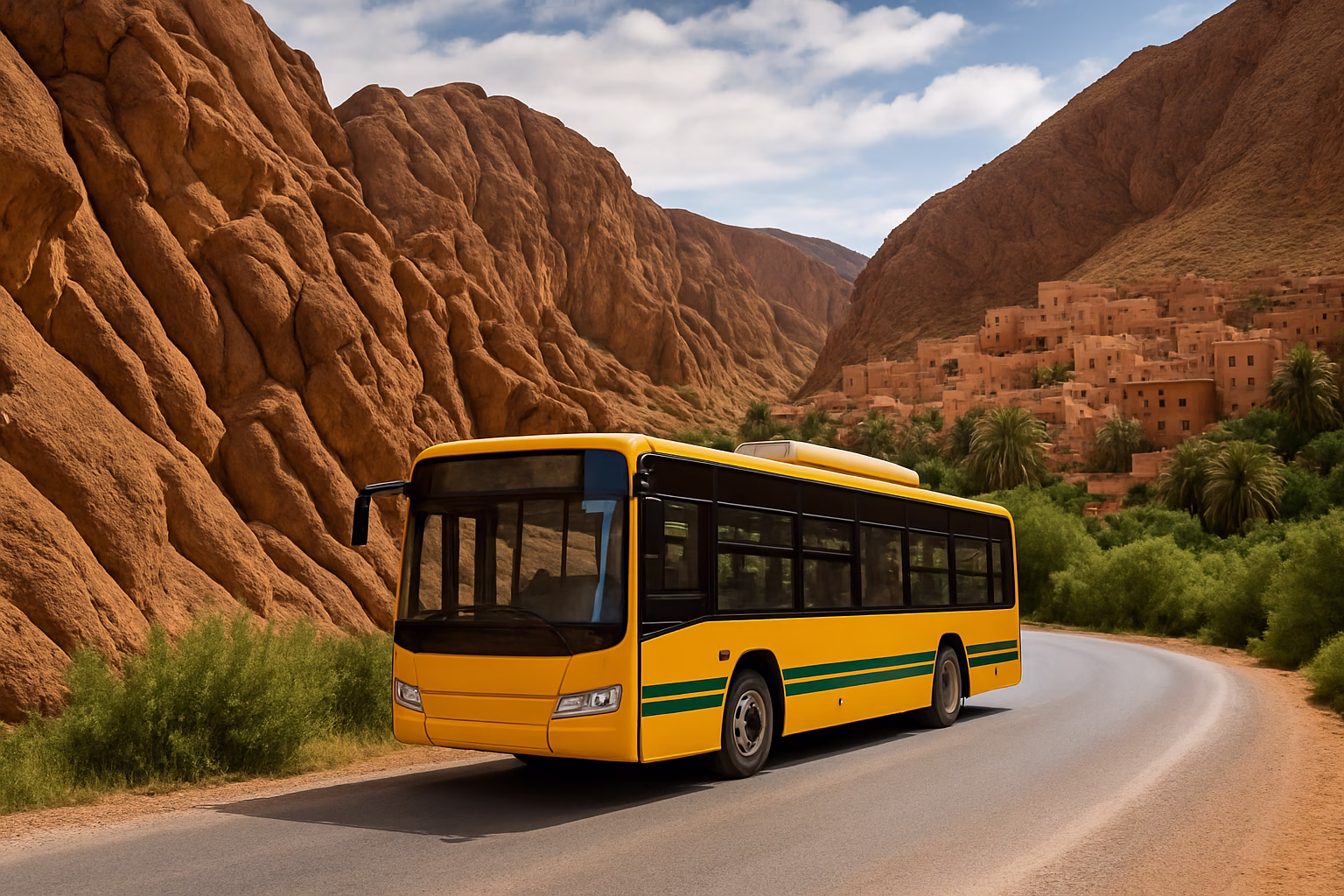 تنغير تستعد لإطلاق خدمة النقل الحضري لتعزيز الربط بين الجماعات