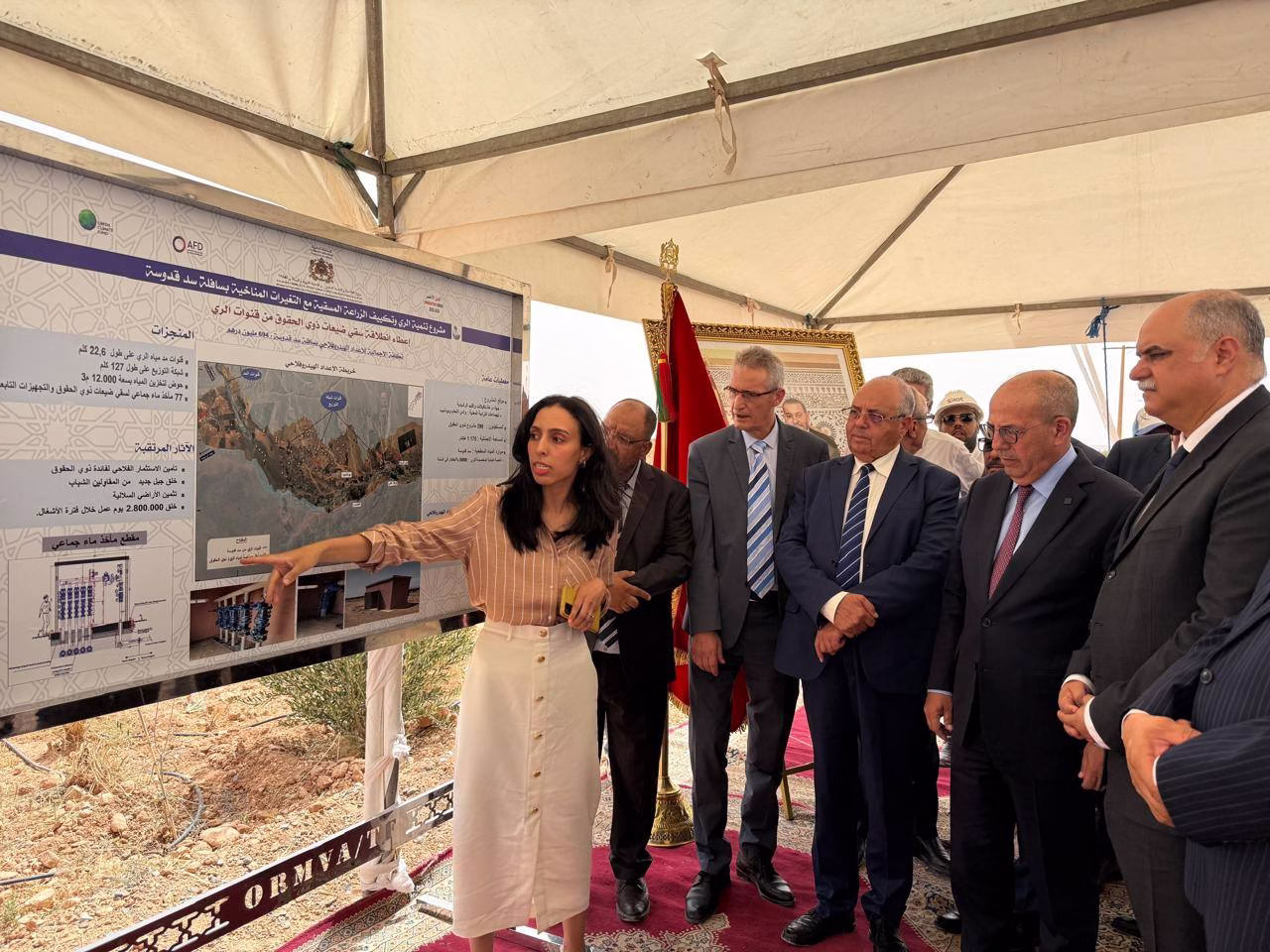 الرشيدية تطلق شبكة ري كبرى لدعم الفلاحة وتنمية الواحات