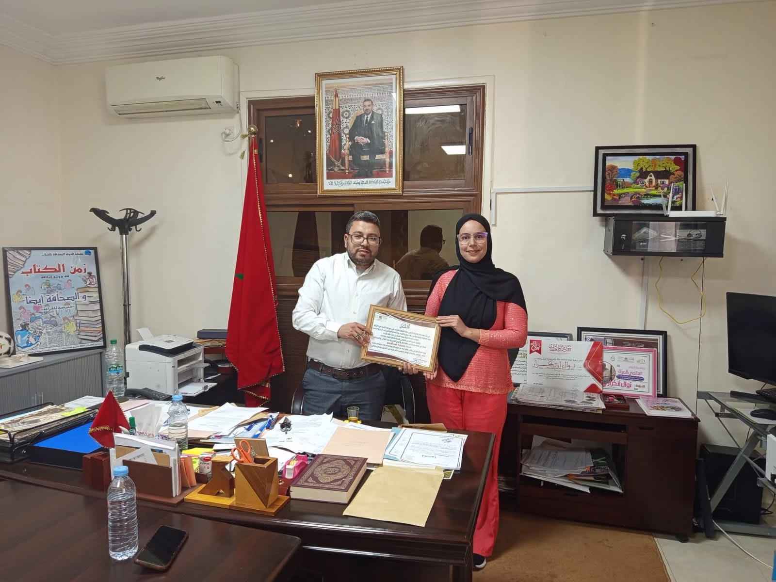 تتويج السيدة خديجة عبواحسو من الطاقات الشابة الورزازية  بجائزة المغرب للشباب 2025