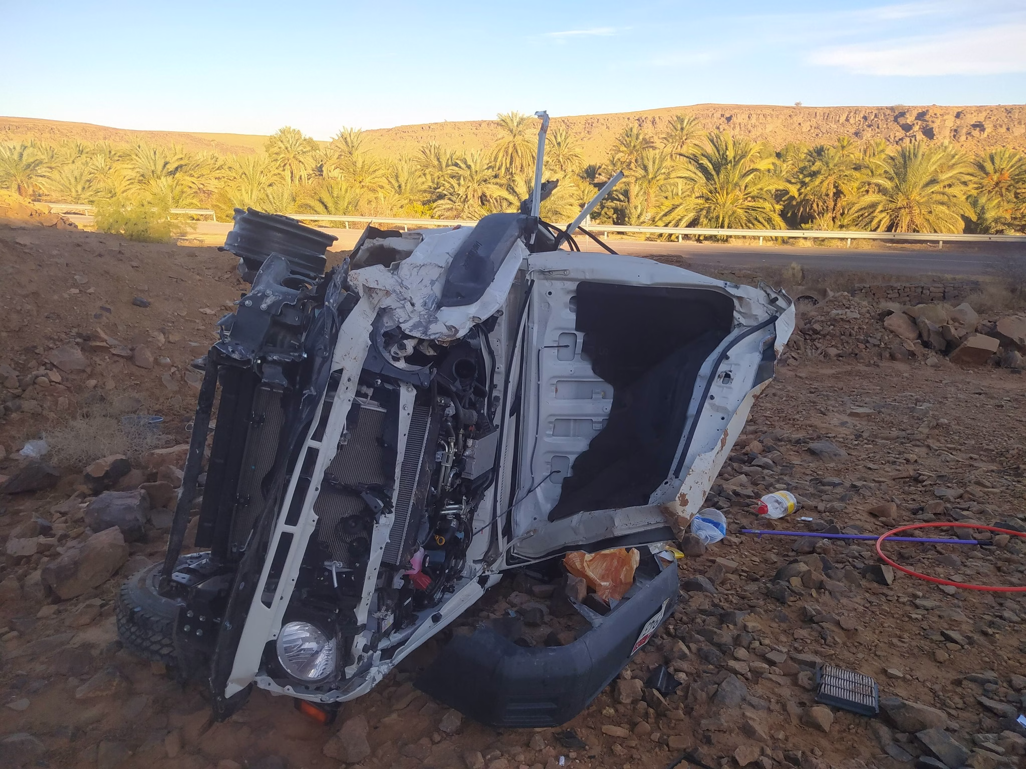 وفاة شخص وإصابة آخر في حادثة سير مروعة بين تغبالت وزاكورة