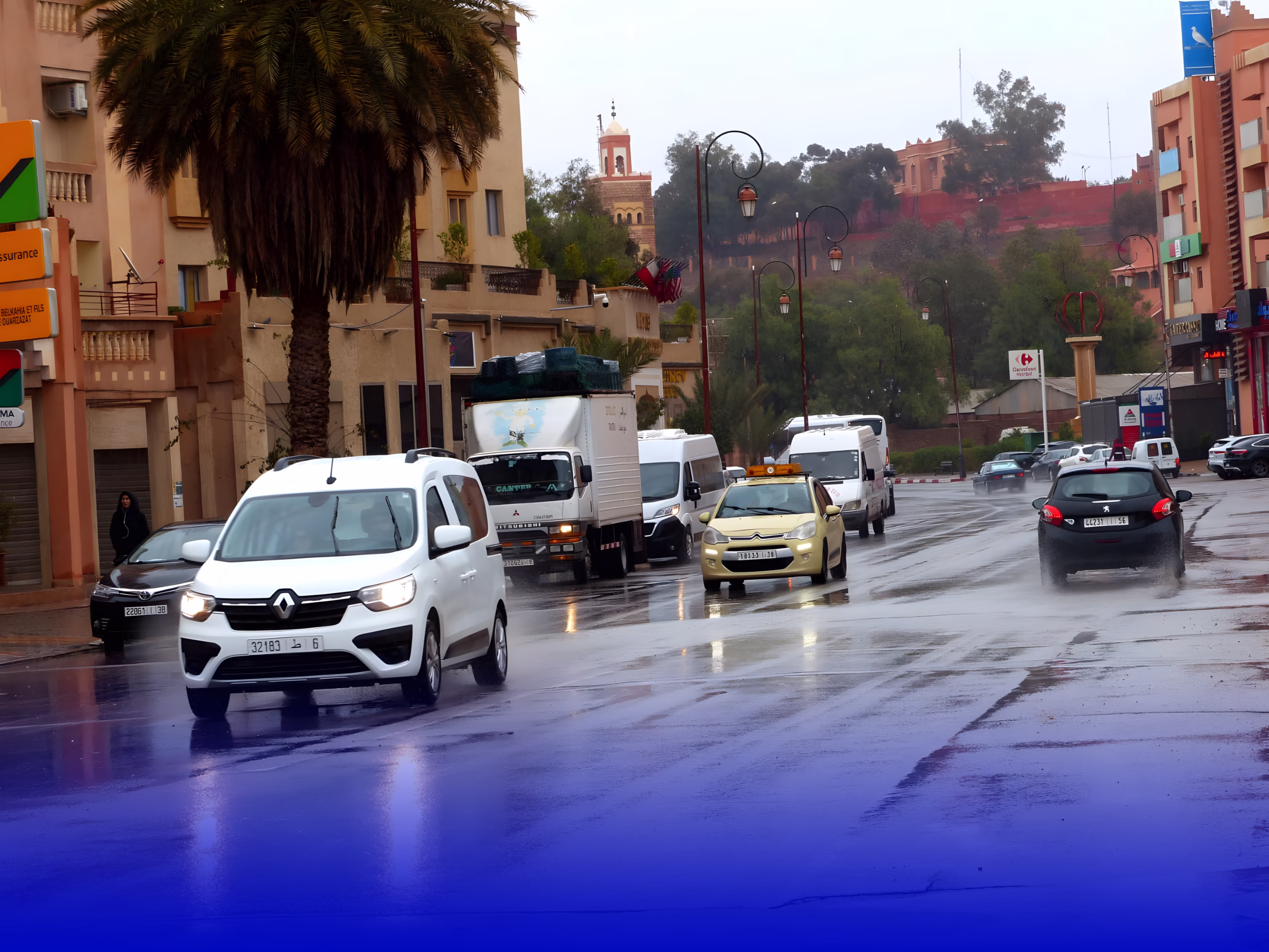 المديرية العامة للأرصاد تتوقع أسبوعاً من الأمطار والثلوج في جل مناطق المملكة