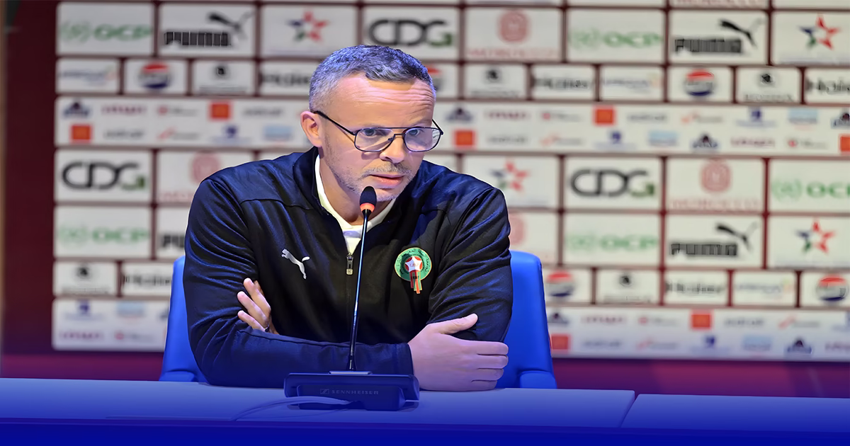 ندوة صحافية لمدرب المنتخب الوطني الجديد محمد وهبي