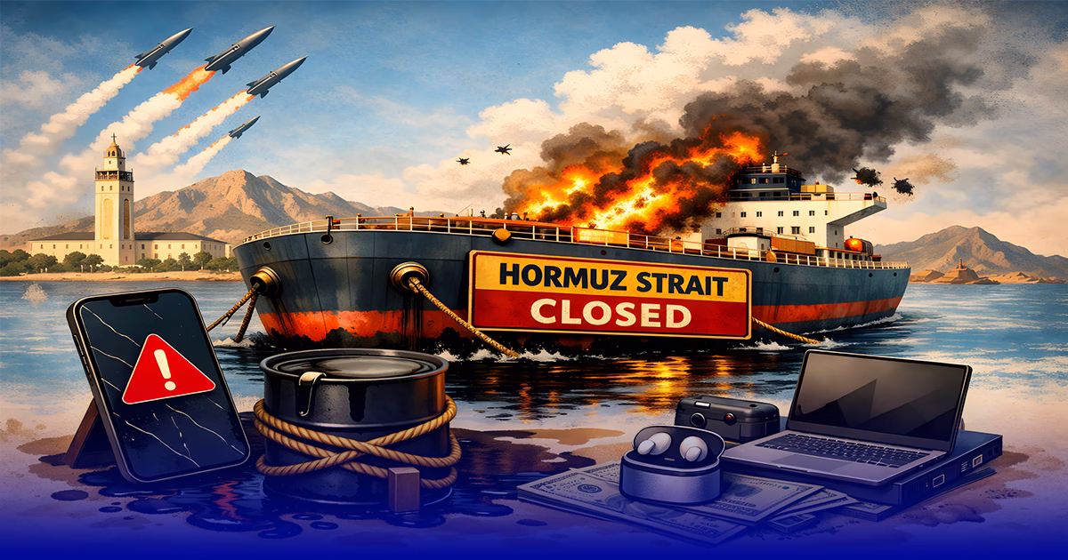 مضيق هرمز تحت الضغط : ارتدادات خطيرة من النفط إلى الهواتف