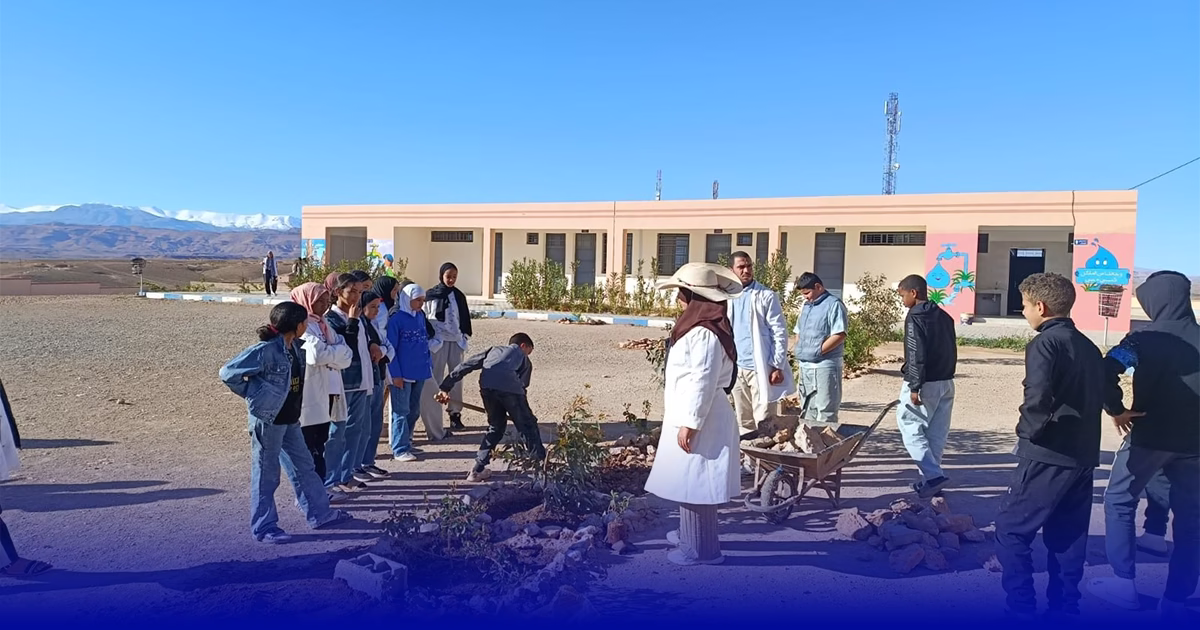 تنغير: نشاط بيئي بالثانوية الإعدادية أيت سدرات السهل الرائدة