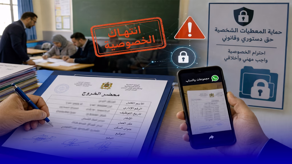 محاضر الخروج